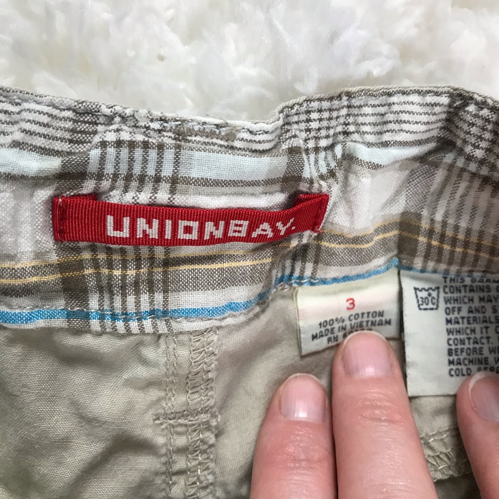 Jr’s Tan Drawstring Union Bay Shorts Size 3. EUC - Picture 5 of 8